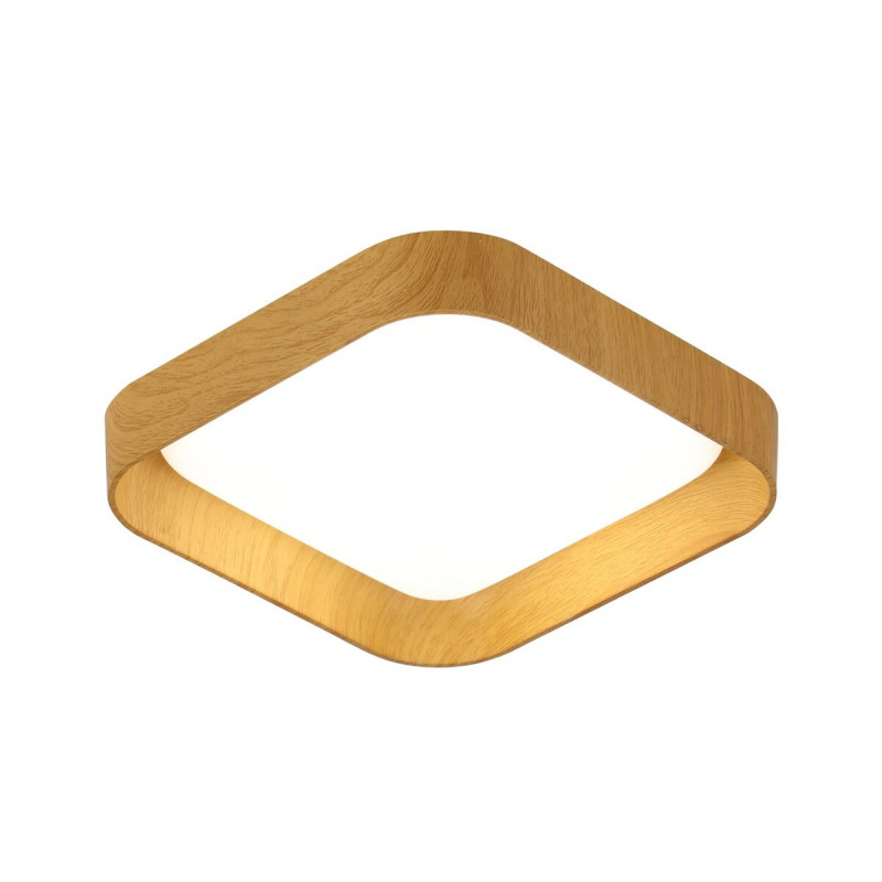 Світильник стельовий світлодіодний VALESO 2932/1, LED 32W, квадрат, Дерево