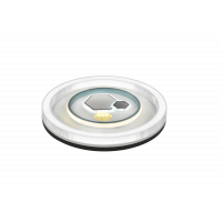 Світлодіодна пристельова люстра VALESO 2H-004, Білий+Чорний