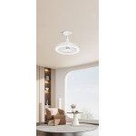 Світлодіодна люстра-вентилятор 2H-010, Білий