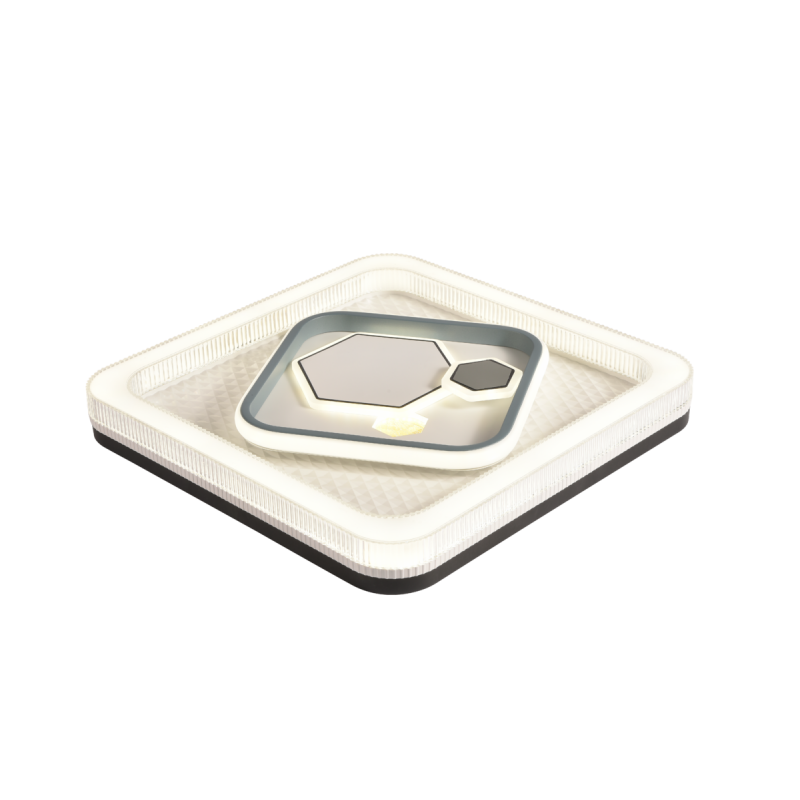 Світлодіодна пристельова люстра VALESO 2H-006, Білий+Чорний