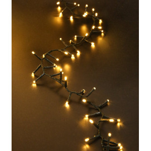 Гірлянда Новорічна світлодіодна «Феєрверк» VALESO багаторежимна, 200 LED, 2.3 м, тепле світло, зелений дріт