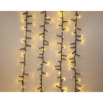 Гірлянда Новорічна світлодіодна «Феєрверк» VALESO багаторежимна, 200 LED, 2.3 м, тепле світло, зелений дріт