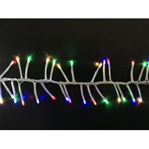 Гірлянда новорічна LED VALESO Феєрверк 200 RGB Багаторежимна Білий провід LKS5015