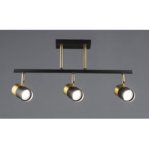 Люстра -спот з поворотним механізмом B N6664/3 BK+COP