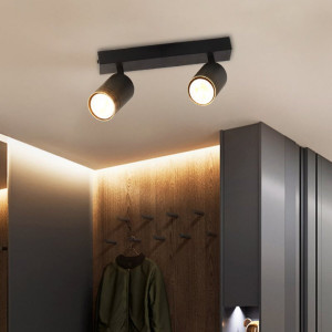 Спот INN-23697BK VALESO чорний на 2 плафони