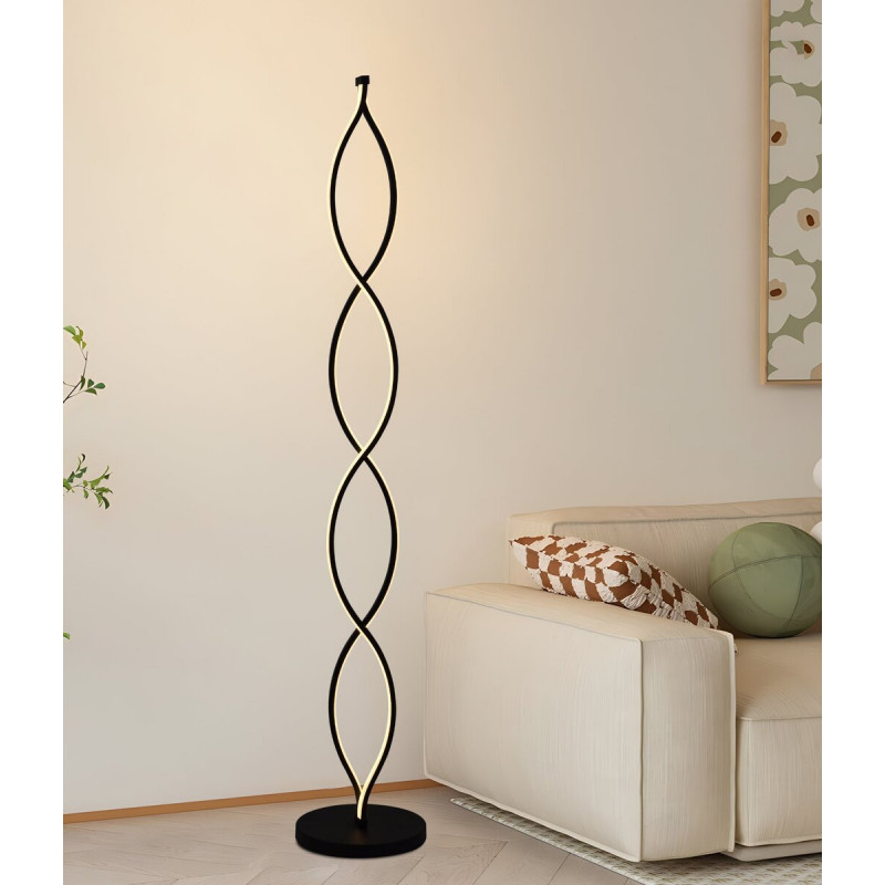 Торшер світлодіодний LDD1009, Чорний