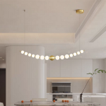 Люстра сучасна підвісна перлина VALESO G3872-15 Copper 27W