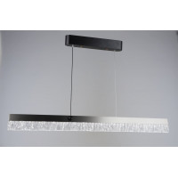 Люстра підвісна світлодіодна VALESO YH1362/80W, LED 40W, лінійна, Чорний+Сірий