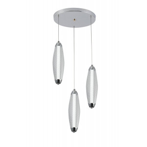 Люстрі підвісна акртилова VALESO G 2667/3P CR 24W