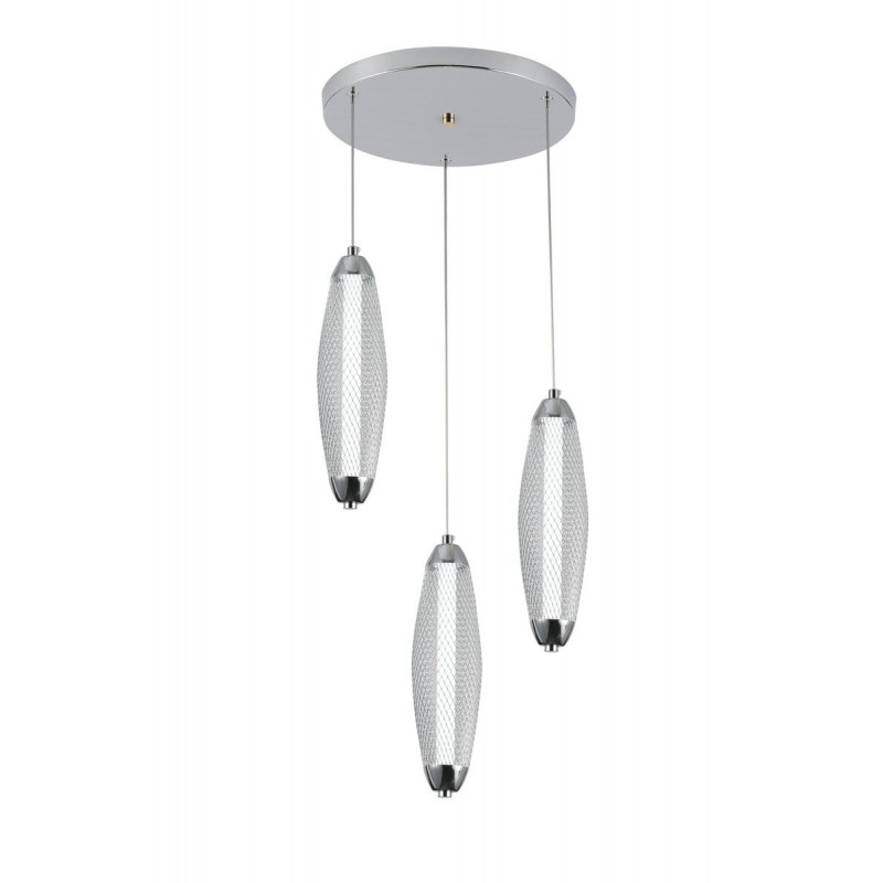 Люстрі підвісна акртилова VALESO G 2667/3P CR 24W