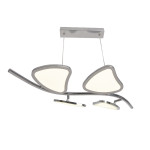 Люстра підвісна світлодіодна пелюстки біла Sirius 2901-4P (64W)