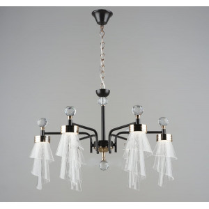 Люстра підвісна класична Sirius B NH6172/6 COFFEE+FGD 72W