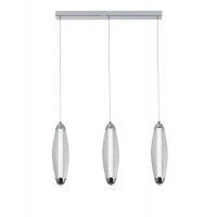 Підвісний світлодіодний світильник G 2667/3L 24W Хром