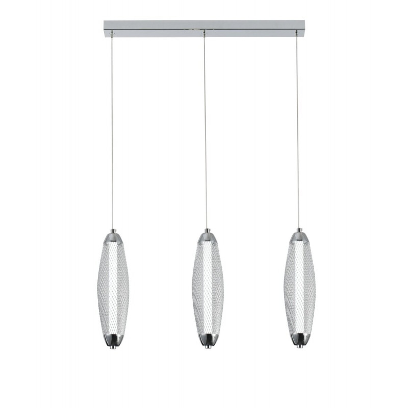 Підвісний світлодіодний світильник G 2667/3L 24W Хром