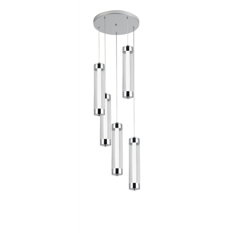 Підвісний світлодіодний світильник G 2664/5P 40W Хром