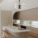 Люстра світлодіодна акрилова Sirius N 3713-B-6+3 (80W)