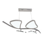 Люстра підвісна світлодіодна пелюстки біла Sirius 2901-4P (64W)