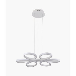 Люстра підвісна світлодіодна Sirius LCD3061 WT біла
