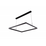 Стельова світлодіодна люстра QQD3063 (Чорний)