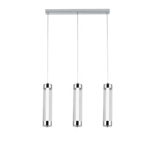 Підвісний світлодіодний світильник G 2664/3L 24W Хром