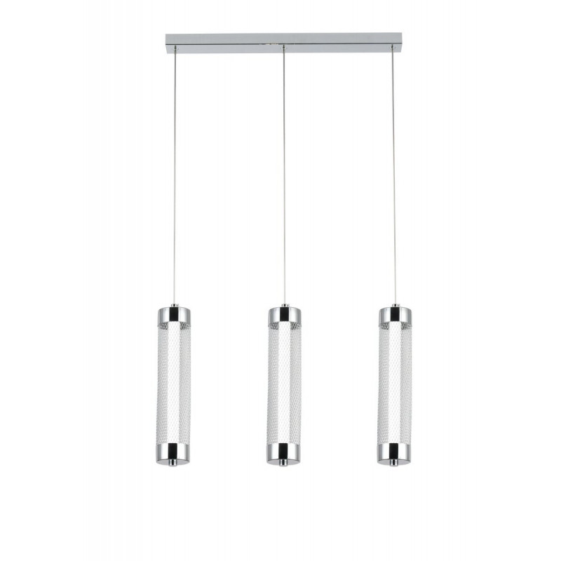 Підвісний світлодіодний світильник G 2664/3L 24W Хром