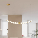 Люстра сучасна підвісна перлина VALESO G3872-15 Copper 27W