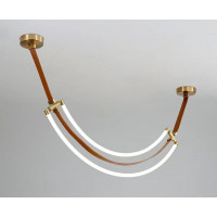 Люстра підвісна світлодіодна VALESO THD63856-1500 30W коричнева