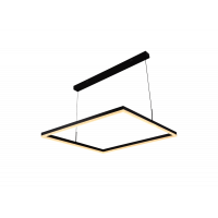 Стельова світлодіодна люстра QQD3063 (Чорний)