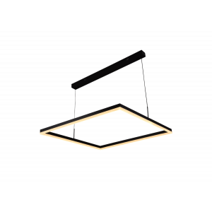 Стельова світлодіодна люстра QQD3063 (Чорний)