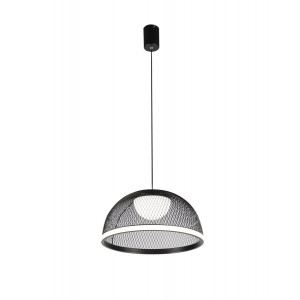 Підвісна світлодіодна люстра 2567/400 (Чорний) з пультом дистанційного керування