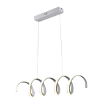 Люстра підвісна світлодіодна Sirius LCD3055 WT біла