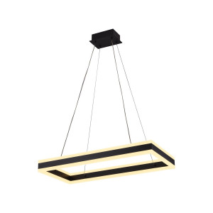 Стельова світлодіодна люстра QQD3093 (Чорний)