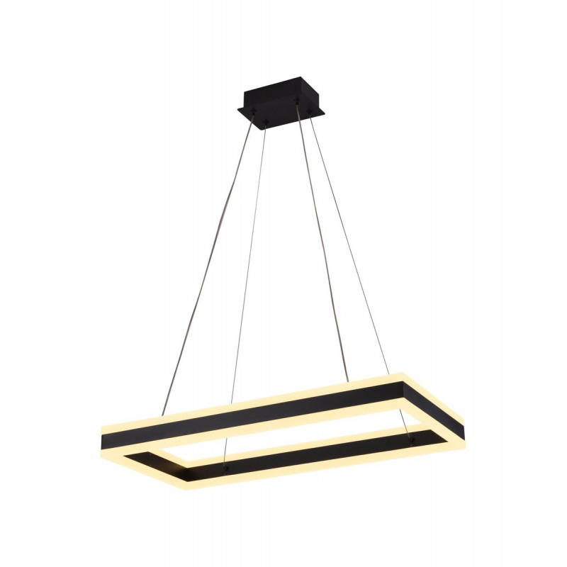 Стельова світлодіодна люстра QQD3093 (Чорний)