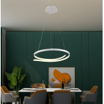 Люстра підвісна світлодіодна Sirius LCD3052 WTбіла