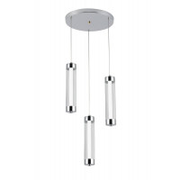Підвісний світлодіодний світильник G 2664/3P 24W Хром