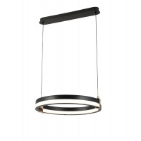 Підвісна LED-люстра G 2919/500D 108W Чорний+Золото