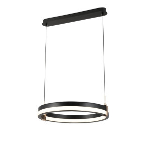 Підвісна LED-люстра G 2919/500D 108W Чорний+Золото