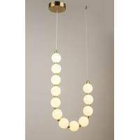 Люстра підвісна світлодіодна VALESO LED 24W Білий Мідь Сталь Акрил YH1439/24W