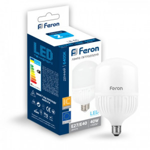 Світлодіодна лампа Feron LB-65 40W E27-E40 6400K