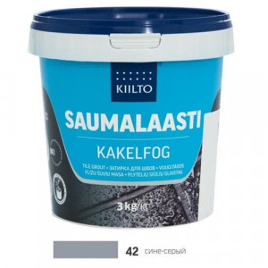 Затирка для плитки Kiilto Saumalaasti 42 сине-серый