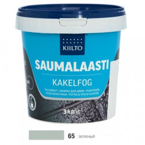 Затирка для плитки Kiilto Saumalaasti 65 зеленый
