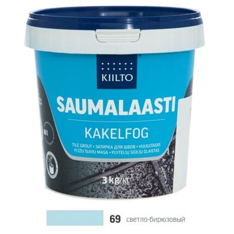 Фуга Kiilto Saumalaasti 69 світло-бірюзовий 3 кг