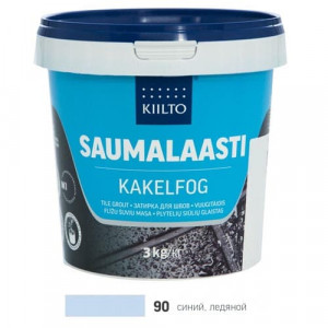 Затирка для плитки Kiilto Saumalaasti 90 синий ледяной