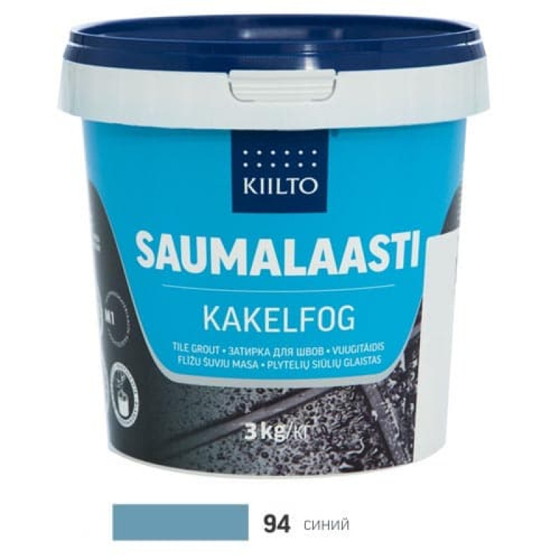 Затирка для плитки Kiilto Saumalaasti 94 синий