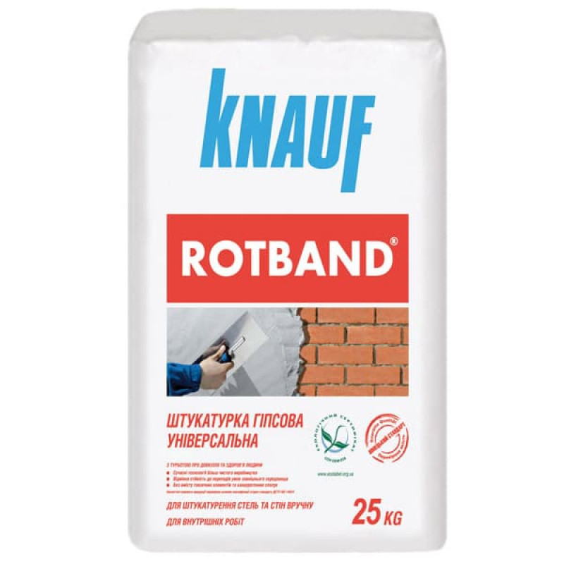 Гіпсова штукатурка Knauf Rotband 25кг