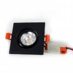 LED світильник Чорний 5 Вт  кут повороту   45° 4100К