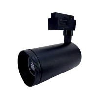 LED світильник трековый с функцією ZOOM Graceful light Чорний 30 Вт  2500 Lm 4100К