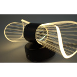 Настенный светодиодный светильник бра Esllse DIO 12Вт 215х100х85мм Черный