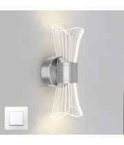 Настінний світлодіодний світильник бра Esllse DIO 12Вт 210х100х85 мм Хром