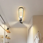 Светильник светодиодный Esllse с пультом EDINBURGH 70+4W 2LR APP 1000x160мм Чёрно-белый